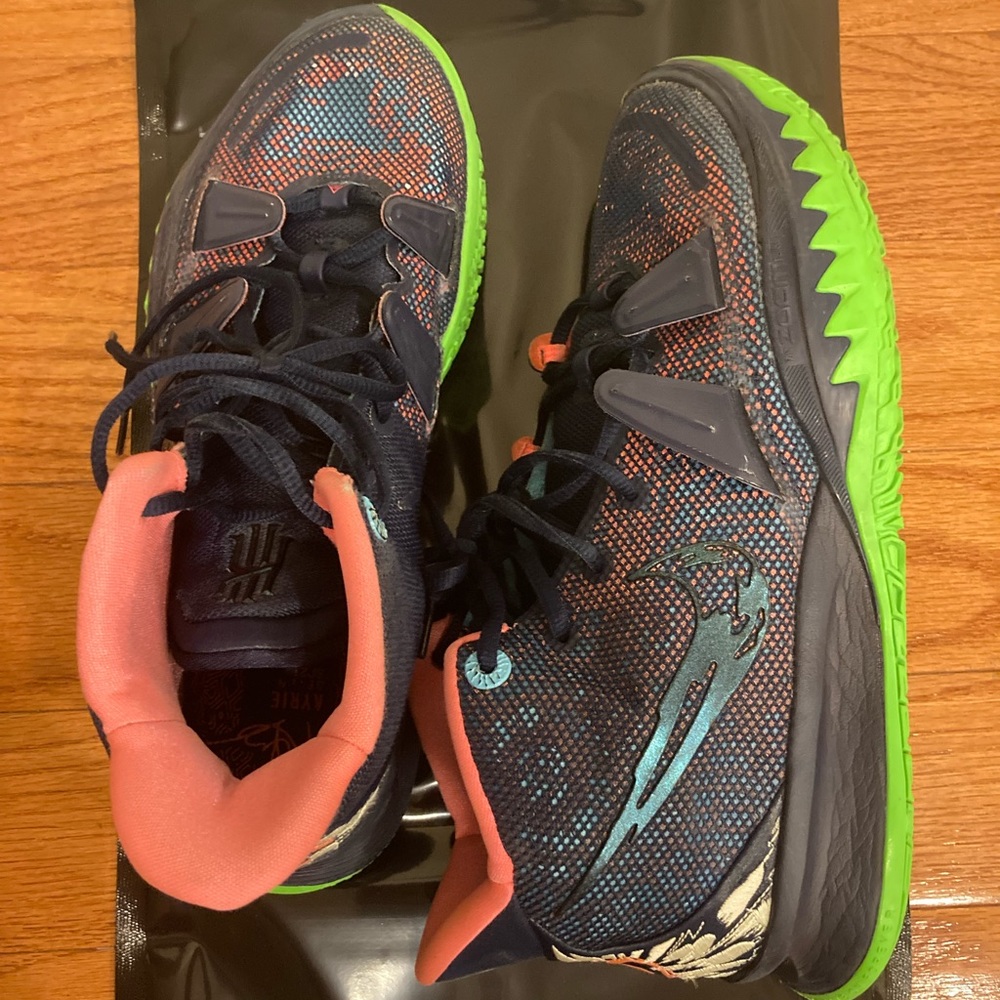 Nike Kyrie 7 Basketball Men's Shoes Midnight Navy Blue Eye CQ9326-401 Size 10